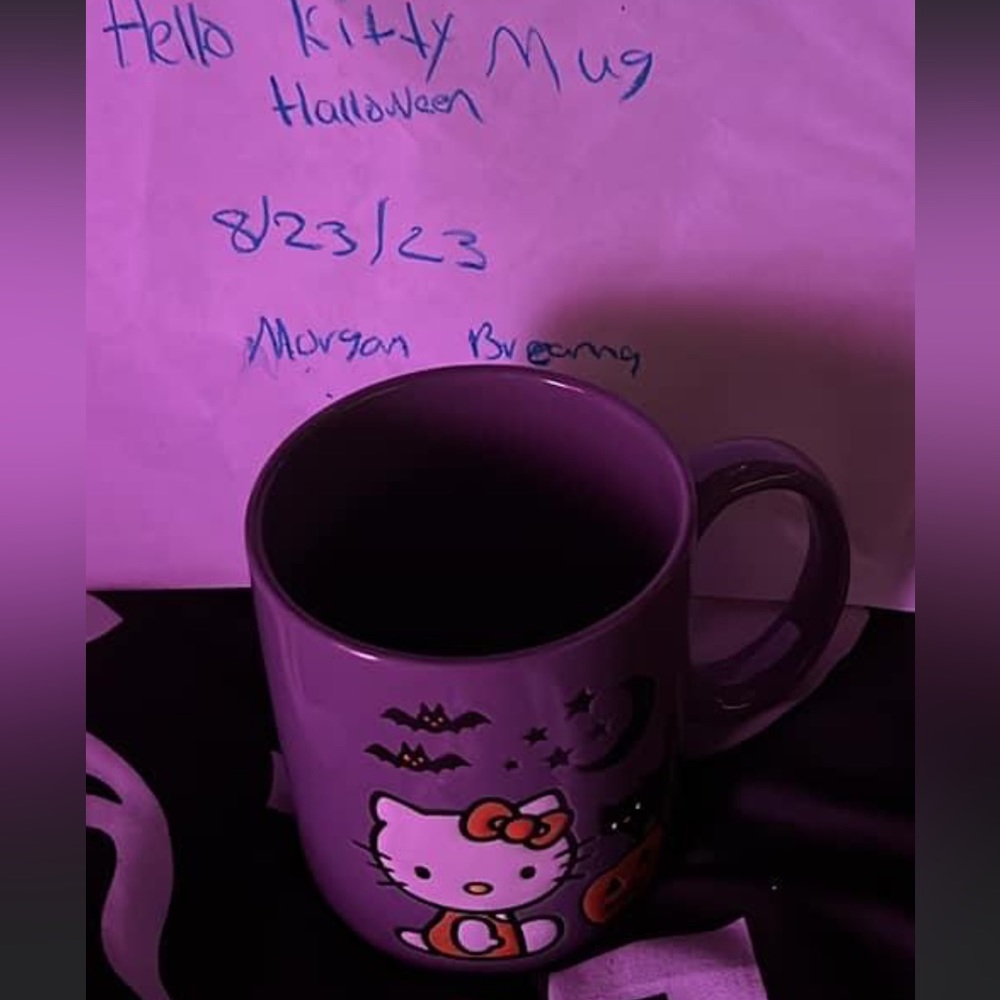 Halloween hello kitty coffee mug$13 plus shipping